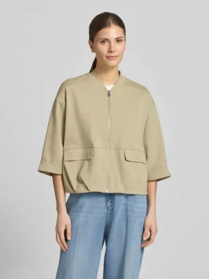 Bluzon z zamkiem błyskawicznym i kieszeniami z patką model 'Goros' Opus