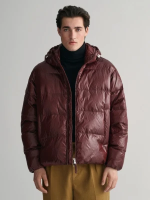 Błyszcząca kurtka puchowa z pierzem GANT