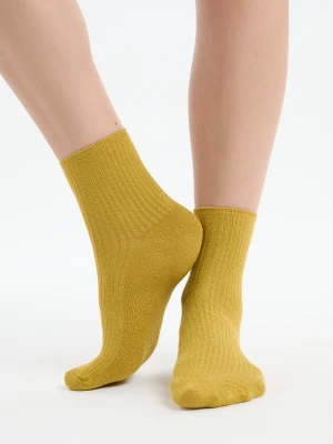 Błyszczące skarpetki z bawełną Etam