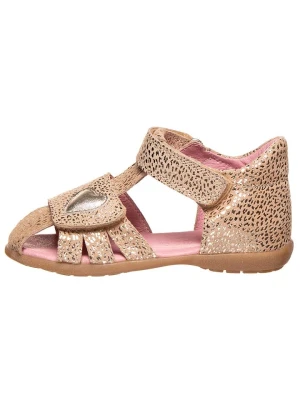 BO-BELL Skórzane półsandały w kolorze beżowym rozmiar: 27