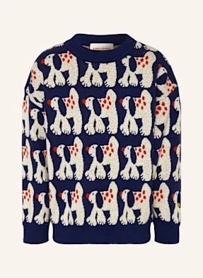 Bobo Choses Sweter Airy Dog blau