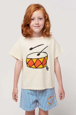 Bobo Choses t-shirt bawełniany dziecięcy kolor pomarańczowy