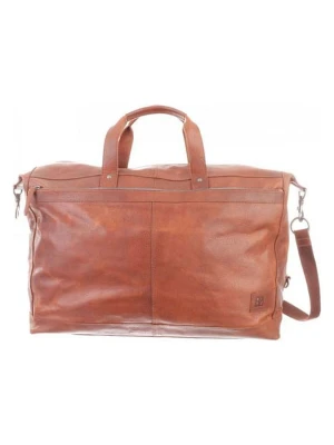 Bodenschatz Skórzana torba podróżna w kolorze jasnobrązowym - 58 x 34 x 20 cm rozmiar: onesize