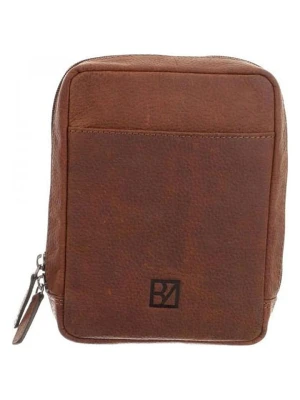 Bodenschatz Skórzana torebka w kolorze jasnobrązowym - 14 x 18,5 x 5 cm rozmiar: onesize