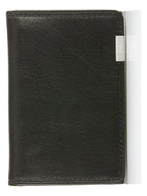 Bodenschatz Skórzane etui w kolorze czarnym na karty kredytowe - 7,5 x 11 x 1 cm rozmiar: onesize