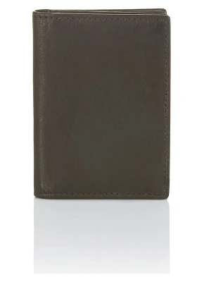 Bodenschatz Skórzane etui w kolorze szarobrązowym na karty kredytowe - 7 x 10 x 1,5 cm rozmiar: onesize