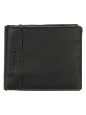 Bodenschatz Skórzany portfel w kolorze czarnym - 10,5 x 8,5 cm rozmiar: onesize