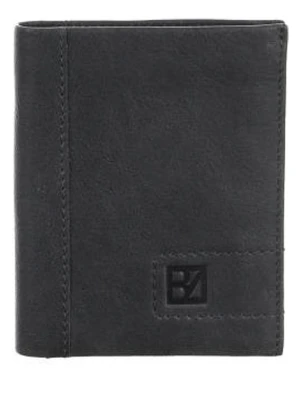 Bodenschatz Skórzany portfel w kolorze czarnym - 10 x 13 x 2 cm rozmiar: onesize