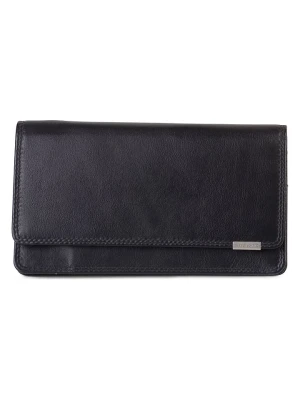 Bodenschatz Skórzany portfel w kolorze czarnym - 17,5 x 10 x 2,5 cm rozmiar: onesize