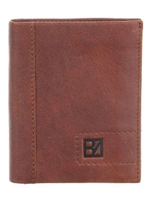 Bodenschatz Skórzany portfel w kolorze jasnobrązowym - 10 x 13 x 2 cm rozmiar: onesize