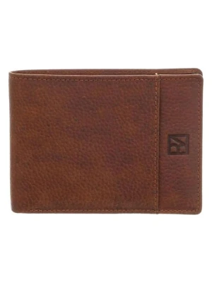 Bodenschatz Skórzany portfel w kolorze jasnobrązowym - 14 x 10 x 2 cm rozmiar: onesize