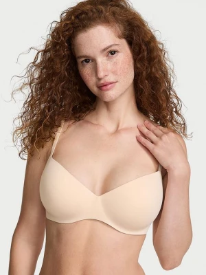 Body by Victoria Biustonosz lekko usztywniany balkonetka FlexFactor Victoria's Secret Beżowy