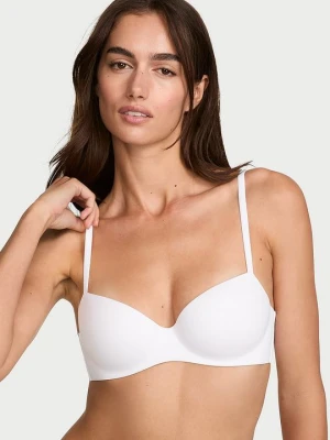 Body by Victoria Biustonosz lekko usztywniany balkonetka FlexFactor Victoria's Secret Biały