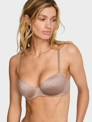 Body by Victoria Biustonosz lekko usztywniany balkonetka FlexFactor Victoria's Secret Brązowy