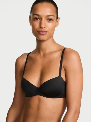 Body by Victoria Biustonosz lekko usztywniany balkonetka FlexFactor Victoria's Secret Czarny