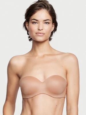 Body by Victoria Biustonosz lekko usztywniany bez ramiączek Strapless Victoria's Secret