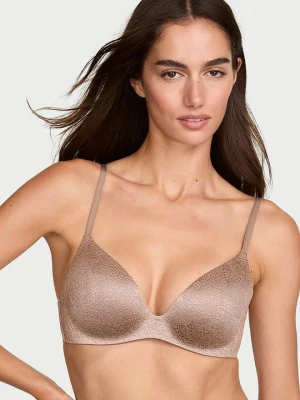 Body by Victoria Biustonosz lekko usztywniany FlexFactor Demi Victoria's Secret Brązowy