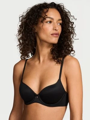 Body by Victoria Biustonosz lekko usztywniany Smooth Demi Victoria's Secret Czarny