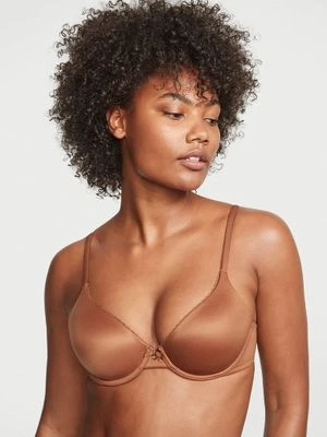 Body by Victoria Biustonosz lekko usztywniany z mocno zabudowanymi miseczkami Victoria's Secret Brązowy