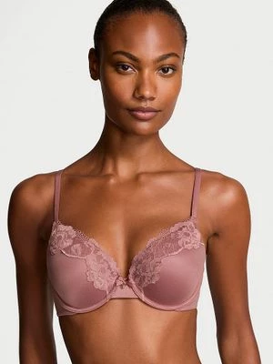 Body by Victoria Biustonosz push-up z koronką Lace-Trim Perfect Shape Victoria's Secret