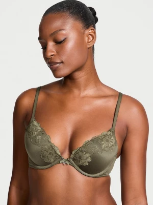 Body by Victoria Biustonosz push-up z koronką Lace-Trim Victoria's Secret