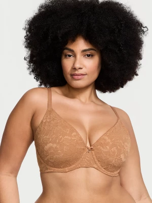 Body by Victoria Biustonosz zmniejszający optycznie biust koronkowy Invisible Lift Minimizer Victoria's Secret