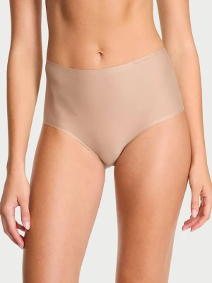 Body by Victoria Majtki figi z wysokim stanem Flex Victoria's Secret Beżowy