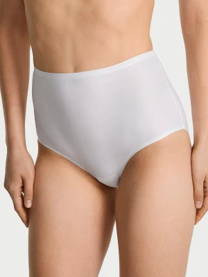 Body by Victoria Majtki figi z wysokim stanem Flex Victoria's Secret Biały
