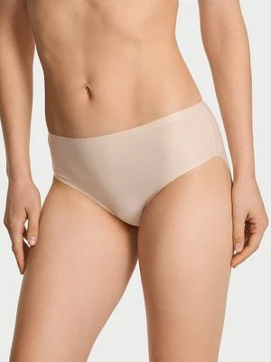 Body by Victoria Majtki z mikrofibry Flex Bikini Victoria's Secret Beżowy