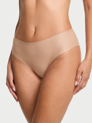 Body by Victoria Majtki z mikrofibry Flex Bikini Victoria's Secret Beżowy