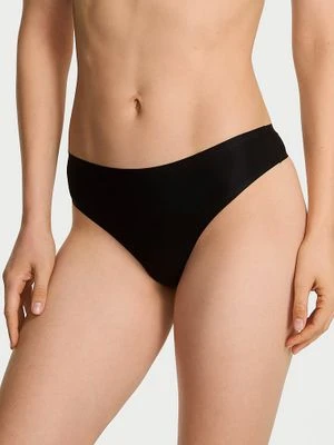 Body by Victoria Stringi z mikrofibry Flex Victoria's Secret Czarny