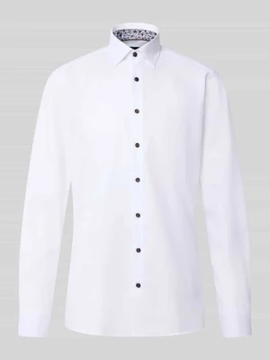 Body Koszula biznesowa o kroju slim fit z mieszanki bawełny OLYMP Level 5 Biały