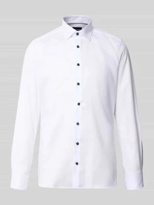 Body Koszula biznesowa o kroju slim fit z mieszanki bawełny OLYMP Level 5 Biały