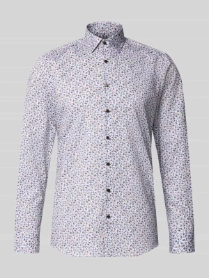 Body Koszula biznesowa o kroju slim fit z mieszanki bawełny OLYMP Level 5 Biały