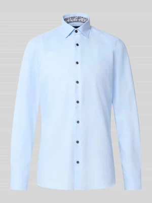 Body Koszula biznesowa o kroju slim fit z mieszanki bawełny OLYMP Level 5 Błękitny