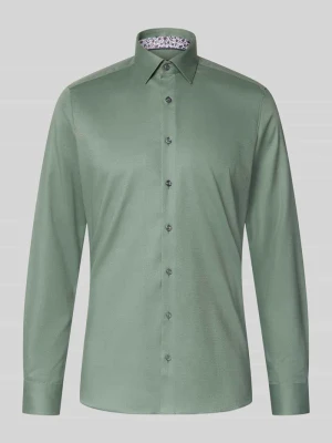 Body Koszula biznesowa o kroju slim fit z mieszanki bawełny OLYMP Level 5 Zielony