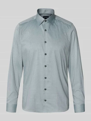 Body Koszula biznesowa o kroju slim fit z mieszanki bawełny OLYMP Level 5 Zielony