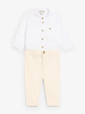Body koszulowe + spodnie chino (2 części) bonprix