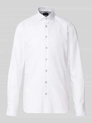 Body krój slim fit koszula biznesowa z bardzo długim rękawem OLYMP Level 5 Biały