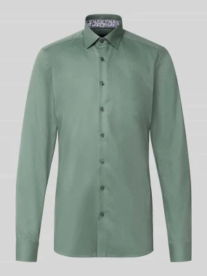 Body krój slim fit koszula biznesowa z bardzo długim rękawem OLYMP Level 5 Zielony