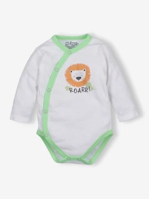 Body niemowlęce z bawełny organicznej - LION NINI