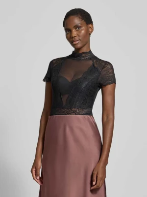 Body o kroju slim fit z koronkowym obszyciem model ‘Rosalia’ GUIDO MARIA KRETSCHMER WOMAN