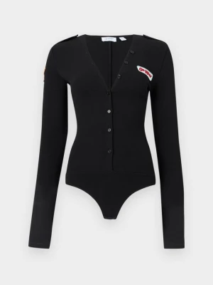 Body Off White czarny
