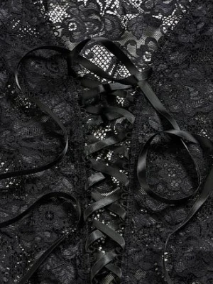 "Body ""ouvert"" z efektem wetlook" bonprix