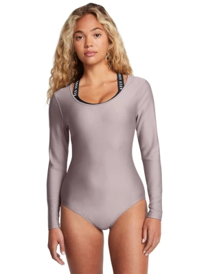 Body treningowe damskie Under Armour Vanish Leotard - beżowe