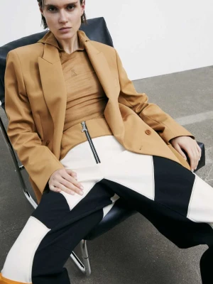 Body z cienkiej wełny z kapturem PATRIZIA PEPE