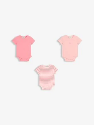 Body z krótkim rękawem, z bawełny organicznej (3 szt.) bonprix