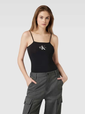 Body z nadrukiem z logo Calvin Klein Jeans