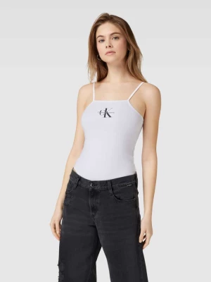 Body z nadrukiem z logo Calvin Klein Jeans
