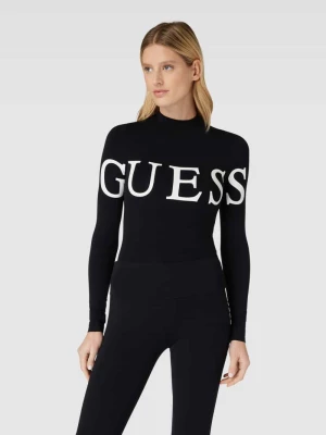 Body z nadrukiem z logo model ‘GIULIA’ Guess Activewear